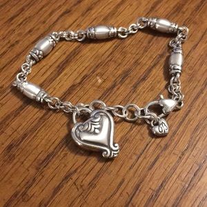Brighton Blaire heart charm bracelet
